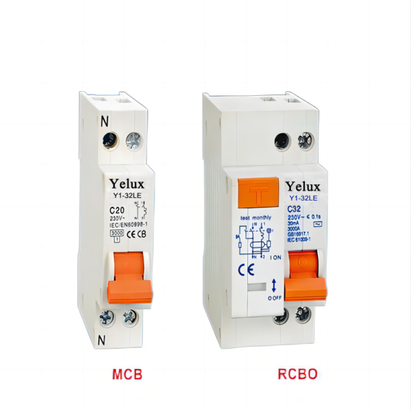 Y1-32LE Series Residual Current Circuit Breaker with Overload Protection